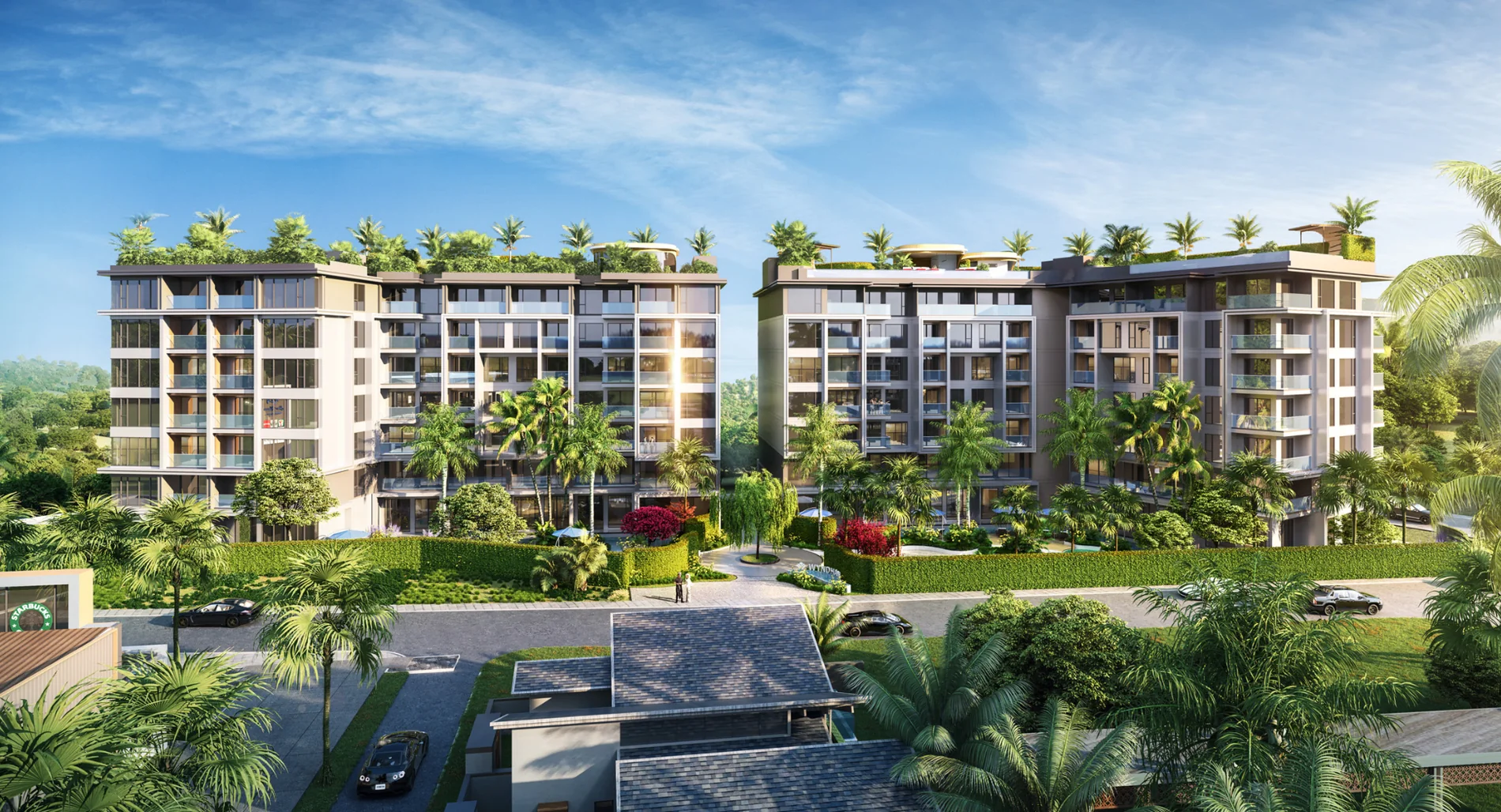Apartamenty w rejonie Nai Thon — zdjęcie 1