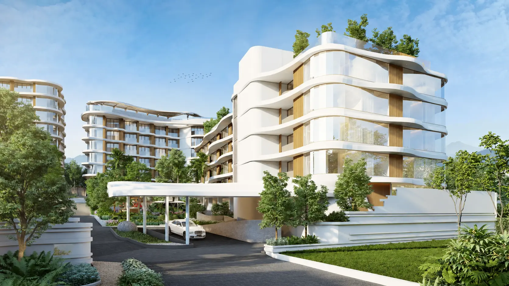 Apartamenty w rejonie Karon — zdjęcie 1